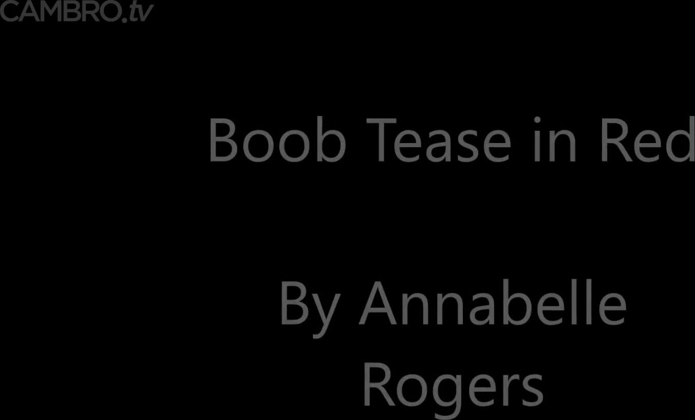 Watch Free Annabelle Rogers Boob Tease In Red K Porn Video