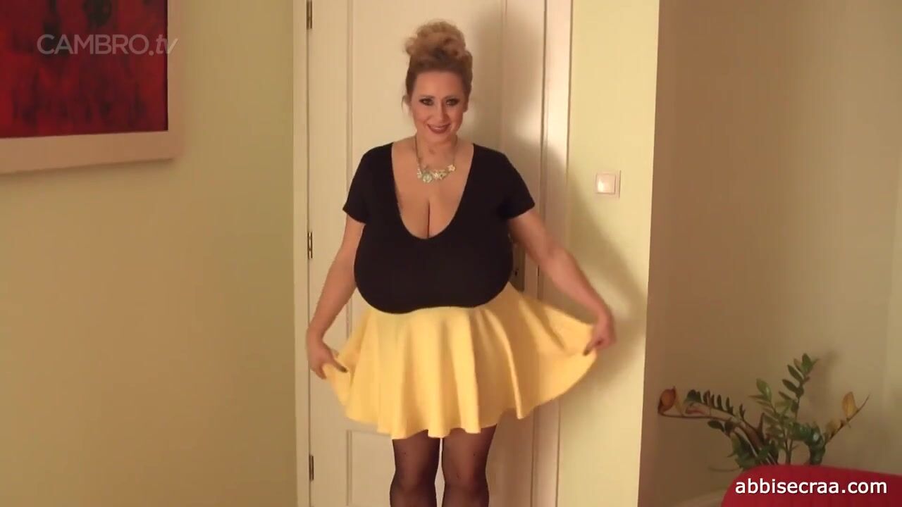 Watch Free Abbi Secraa Big Breasts In Yellow Skirt Porn Video